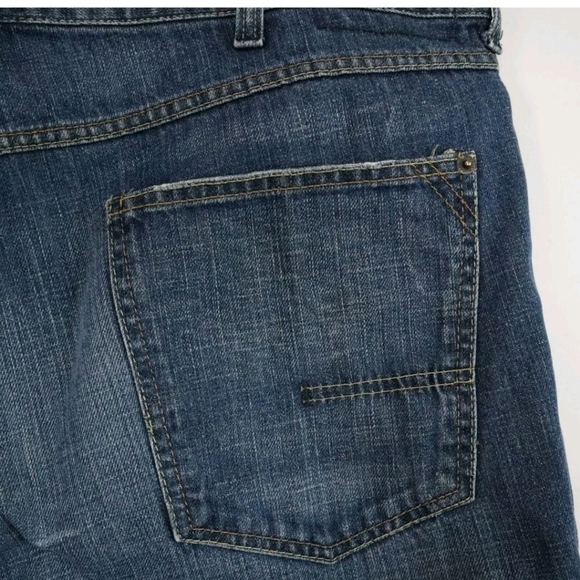 Men's Calvin Klein Slim bootcut Jeans dark Wash Waist 36 Inseam 30 - Picture 2 of 11